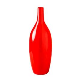 Ваза керамическая Сорренто настольная красная 39 см