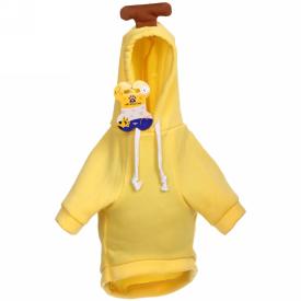 Кофта-толстовка с капюшоном для собак Wonderful style Банан р S Ultramarine