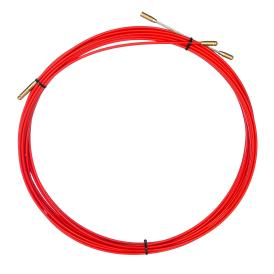 Протяжка кабельная стеклопруток 3,5 мм 10 м красный Rexant 47-1010 (мини УЗК в бухте)