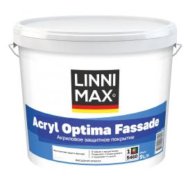 Краска фасадная Linnimax Acryl Optima Fassade База 1 9 л