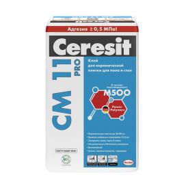 Клей для плитки и керамогранита Ceresit СМ11 Pro 25 кг