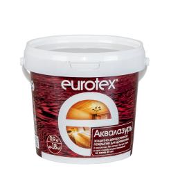 Лак акриловый Eurotex Аквалазурь канадский орех 0,9 кг