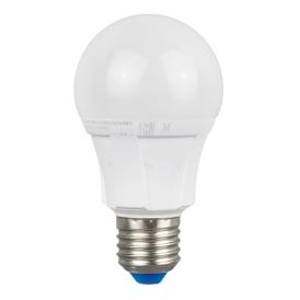 Лампа светодиодная белый свет. Е27 10 Вт LED-A60 10W/NW/E27/FR PLP01WH Uniel