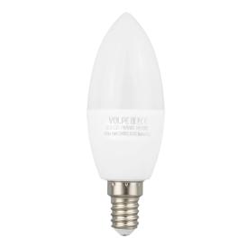 Лампа светодиодная теп.белый свет Е14 7 Вт 3000К 600Лм LED-C37-7W/WW/E14/FR/NR  Volpe