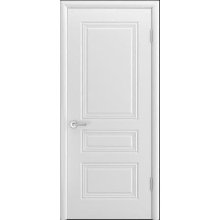 Полотно дверное ДГ Трио Грейс 2 В1 800мм белое глухое без патины