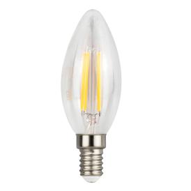 Лампа светодиодная LED 9Вт E14 Filament свеча, теплый Gauss, 2700К,680Лм,арт.103801109
