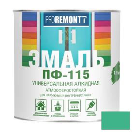 Эмаль ПФ-115 PROREMONTT Мятный RAL 6027 1,9 кг