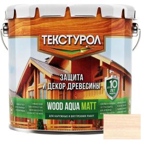 Текстурол WOOD AQUA MATT деревозащитное средство на вод. основе Бесцветный 10л Л-С
