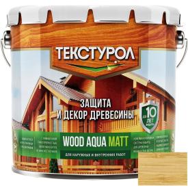 Текстурол WOOD AQUA MATT деревозащитное средство на вод. основе Сосна 10л Л-С