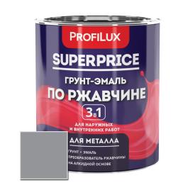 Грунт-эмаль Profilux SUPERPRICE  3в1 серая 1,9 кг