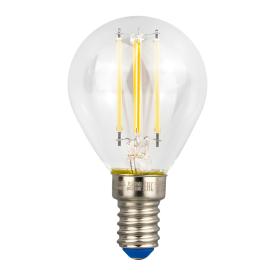 Лампа светодиодная шарик прозрачный 9 Вт Е14 Серия Sky бел.свет 4000К LED-G45-9W/4000K/E14/CL PLS02WH