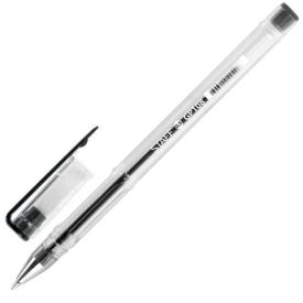 Ручка гелевая STAFF Basic черная 0.5мм