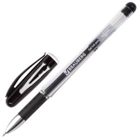 Ручка гелевая BRAUBERG Geller черная 0,5 мм