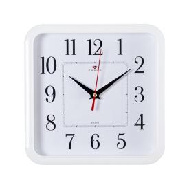 Часы настенные Рубин Классика 22х22 см корпус белый 2223-336W