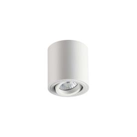 Светильник накладной потолочный CAST 88 WHITE алюминиевое литье круглый GU10 белый 60x300мм