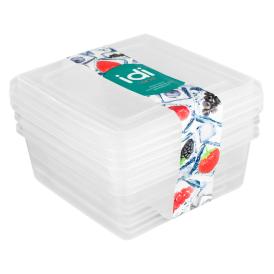 Набор контейнеров для заморозки Asti квадратных 500 л 3 шт