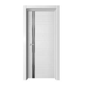 Полотно дверное ONYX31 белый бархат/зеркало фацет ДО 800