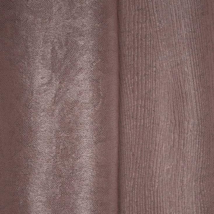 Ткань на отрез Портьера Texrepublic HN 115-22/280 BL блэкаут с тиснением коричневый