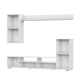 Мебель для гостиной МГС 4 белый глянец