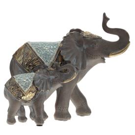Фигурка декоративная Слоны L20 W11,5 H18 см