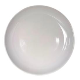 Тарелка плоская круглая d20 см белая