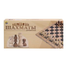 Шахматы деревянные 24х12х3 см в коробке