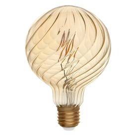 Лампа светодиодная филамент General FLD G95S-GW 8Вт 2700K Е27 шар золотая волна