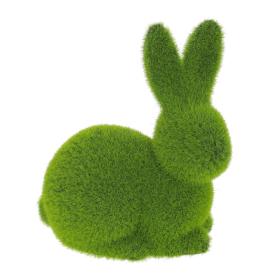 Фигурка декоративная Заяц зеленый L15 W10 H19 см
