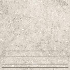 Керамогранит ступень Керамин Вермонт 1 29,8х29,8 см 8 мм светло-серый 1,33 м2