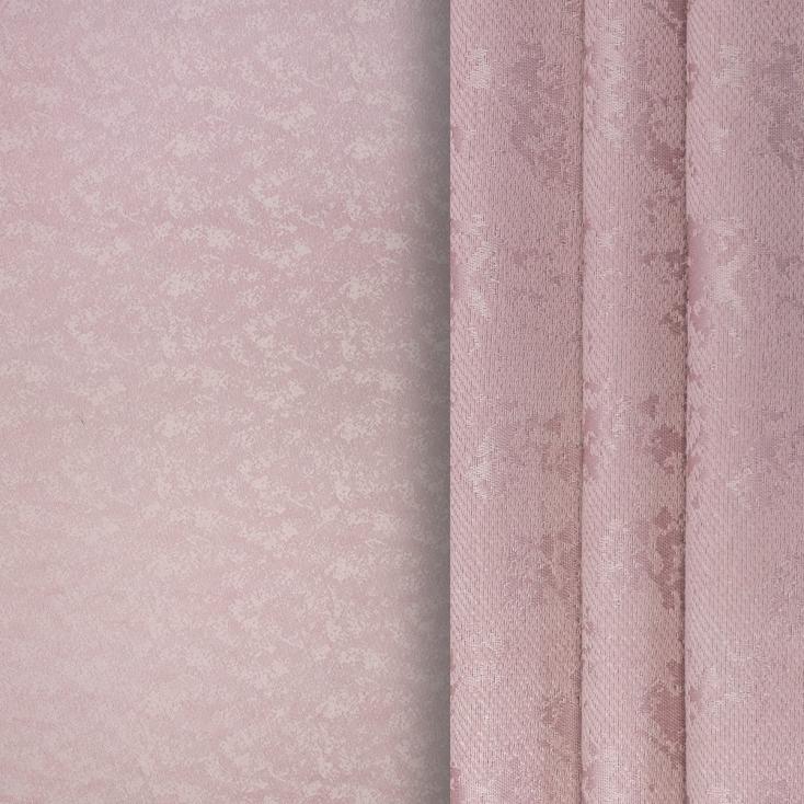 Ткань для штор Портьера жаккард HH 3941D-10/280 PVJac розовый
