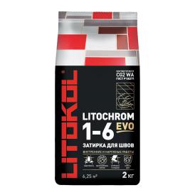 Затирка Litochrom 1-6 Evo LE 125 дымчатый серый 2 кг