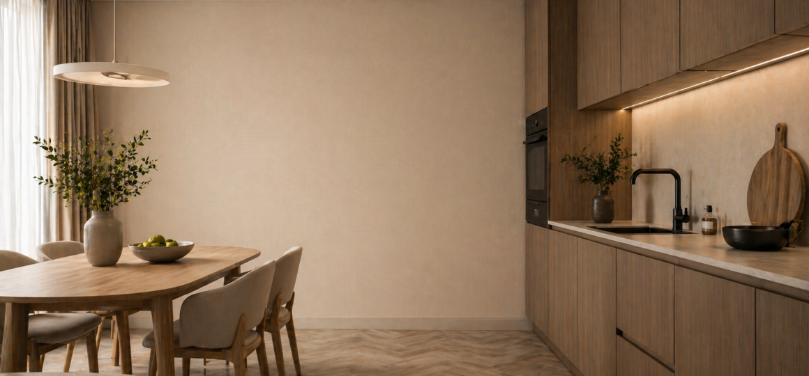 обои на кухню: выбор моющихся, виниловых и флизелиновых покрытий