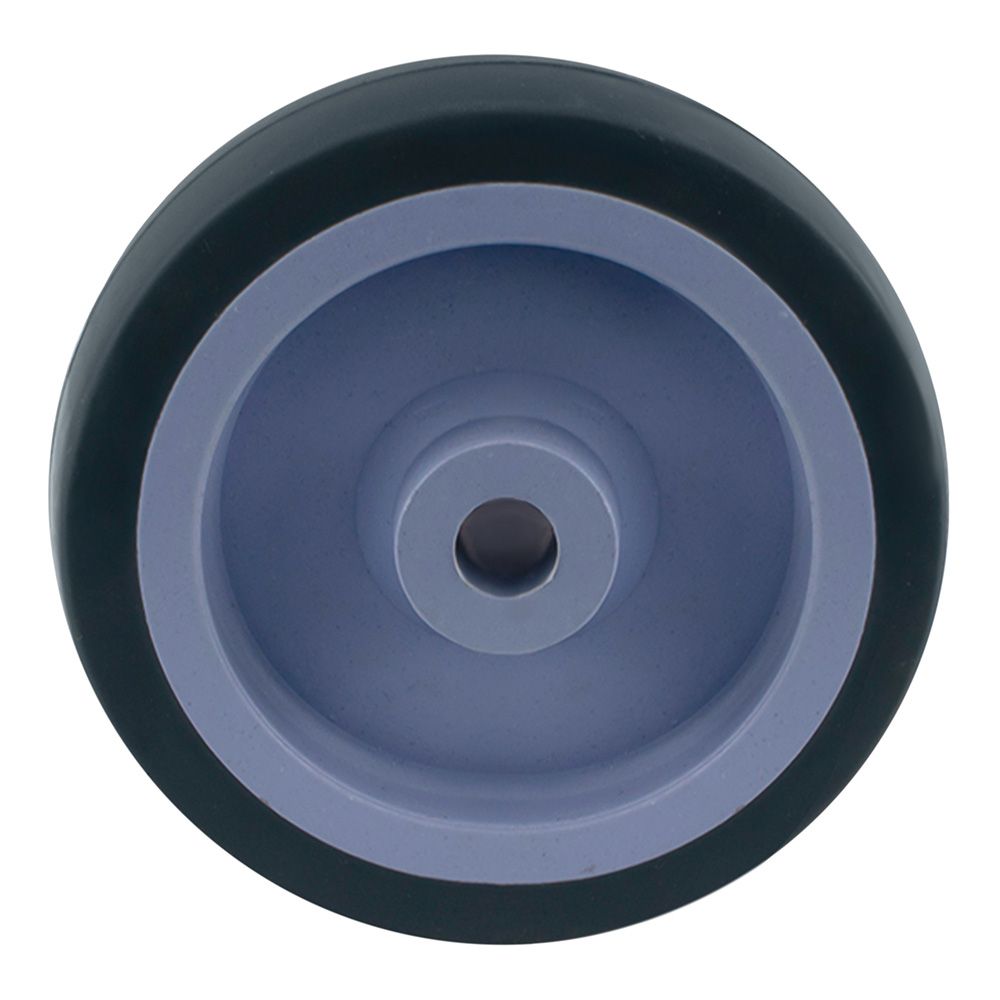 Колесо пласт.с резин.бандажом 75 мм (50 кг)