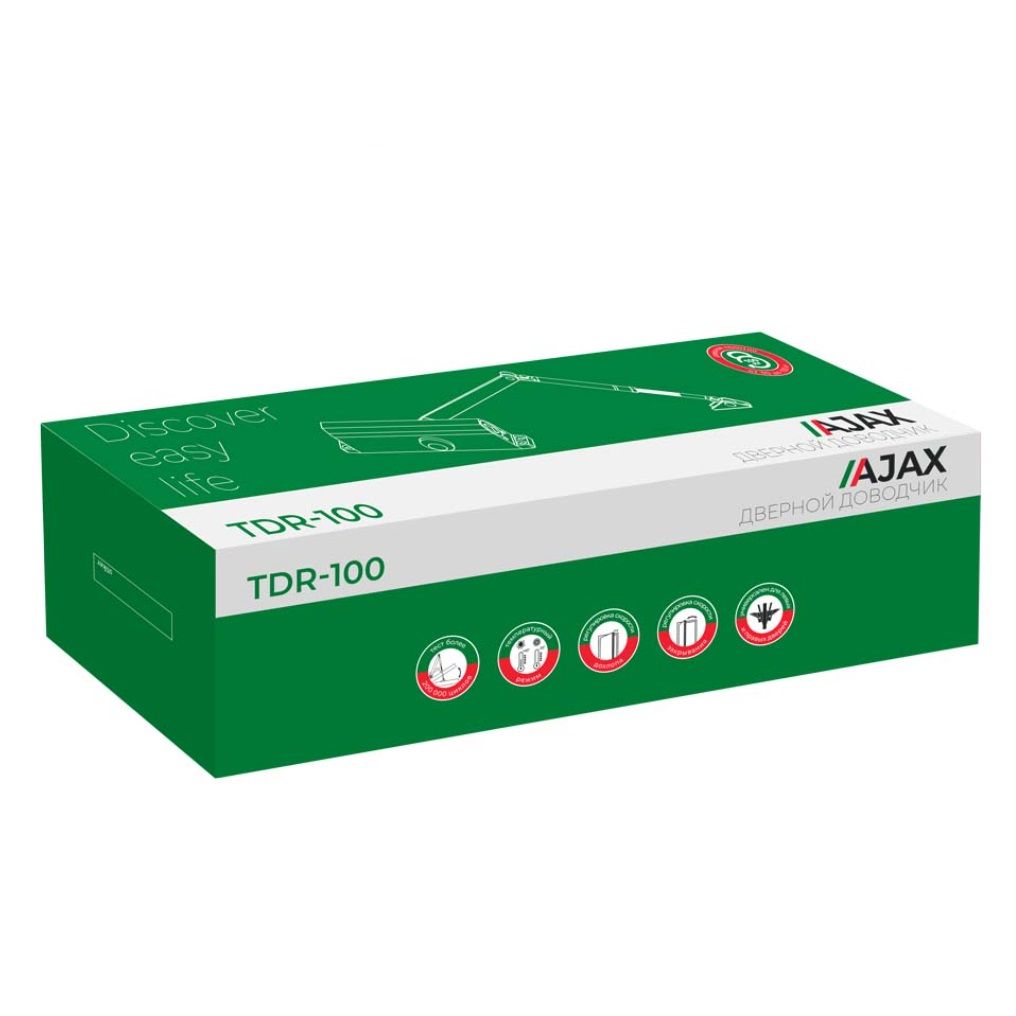 Доводчик дверной DCTR50-100 50-100 кг алюминий