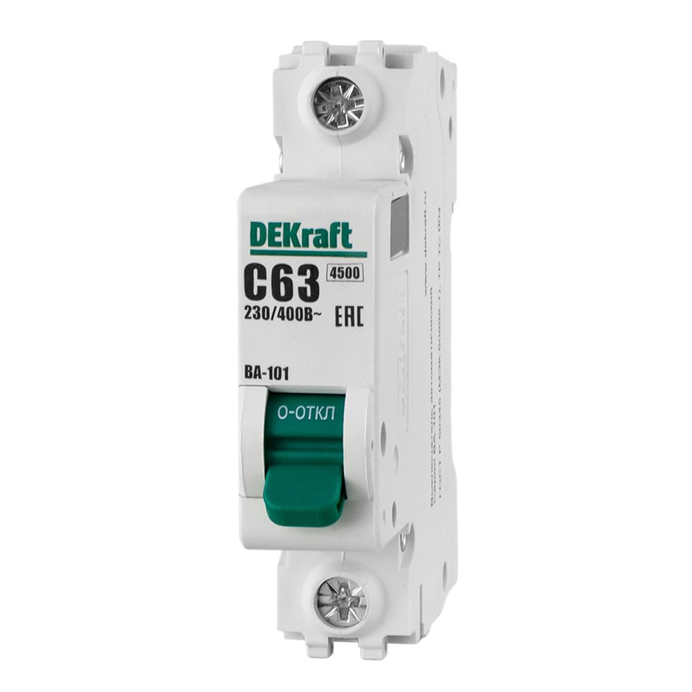 Выключатель автоматический модульный 1п C 63А 4,5кА ВА-101 SchE 11060DEK