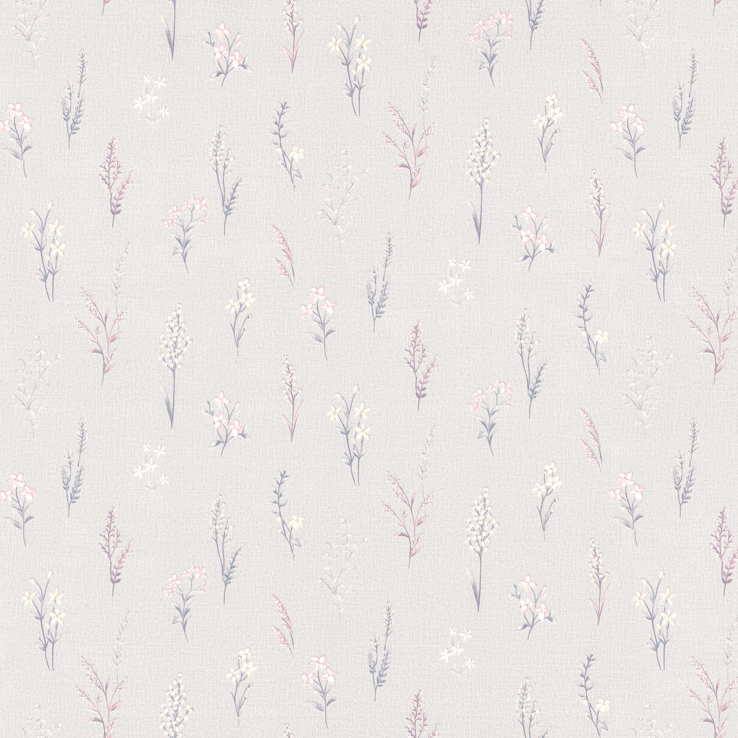 Обои Monte Solaro Primavera 9293-02 бежевые мелкие цветы 1,06х10,05 м