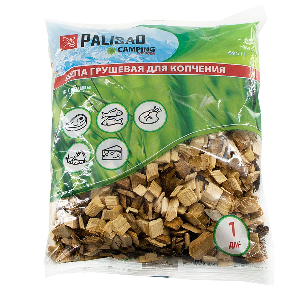 Щепа для копчения Груша 1 л Palisad Camping