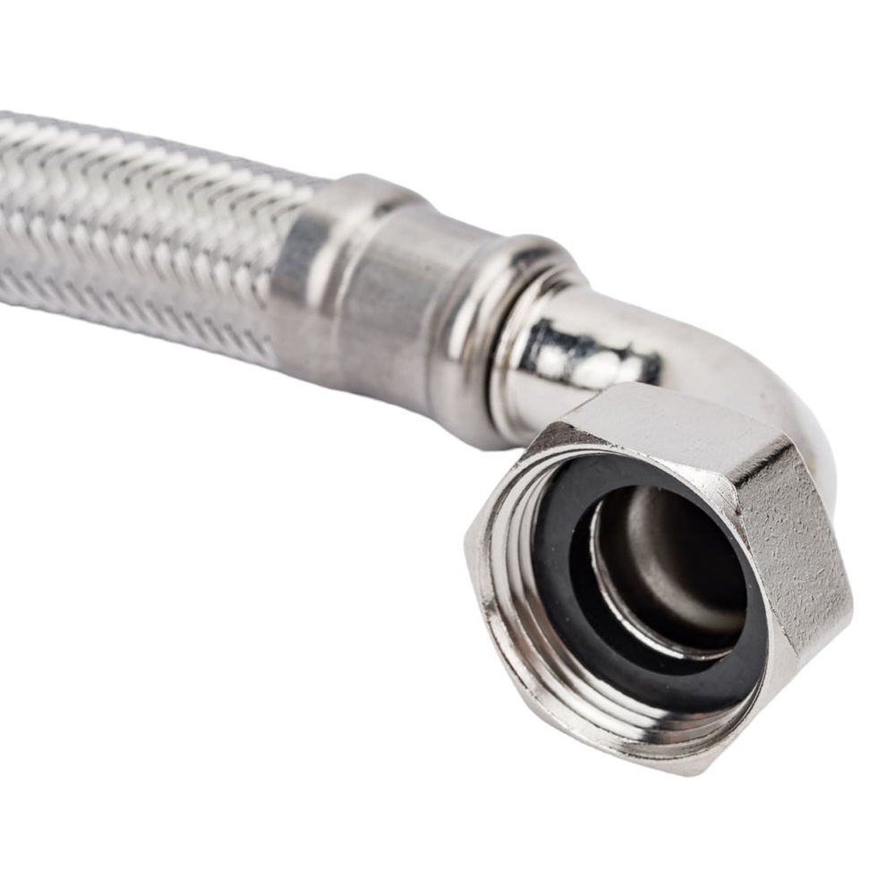 Подводка гибкая для воды угловая 1'' 0,8 м Г/Ш