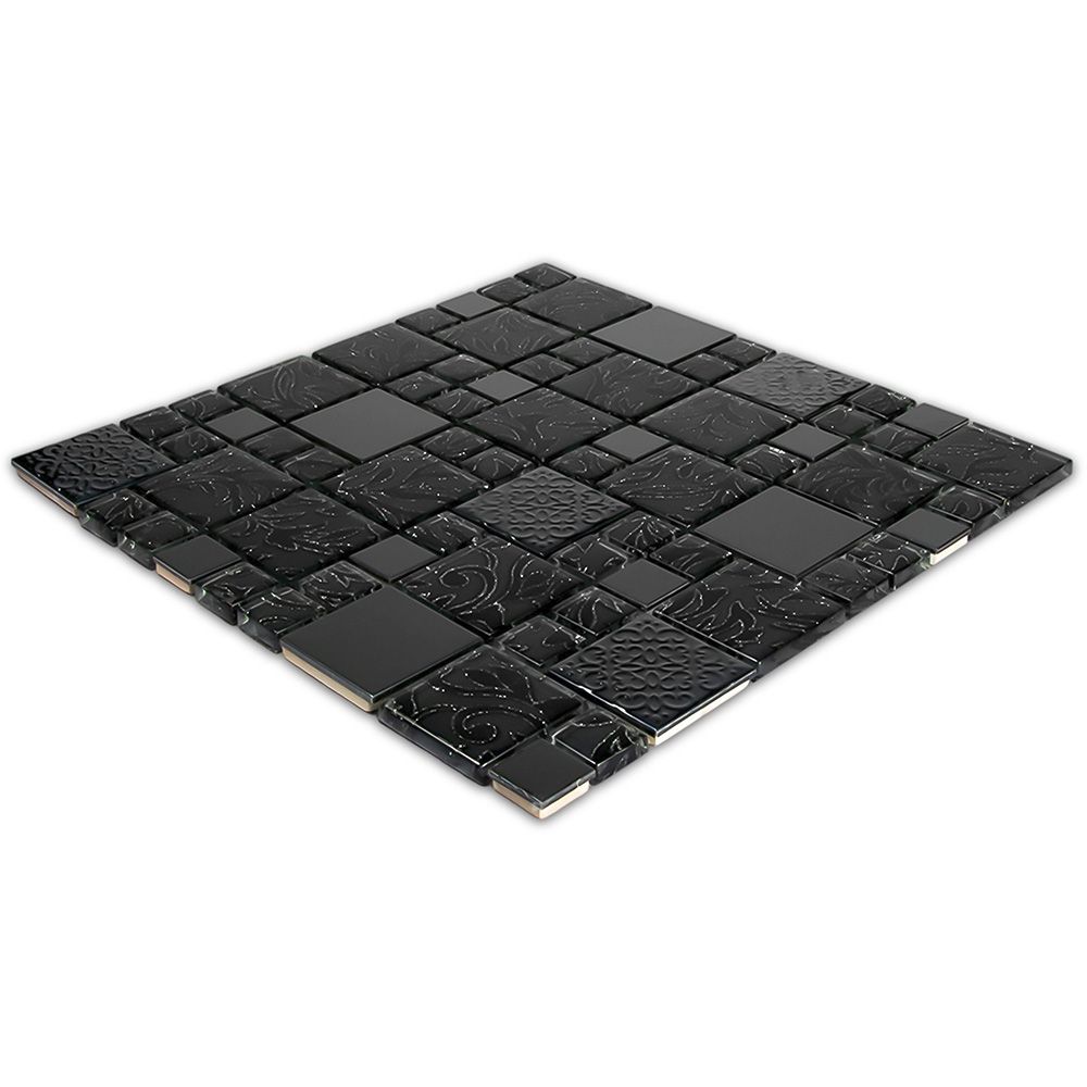 Мозаика 1545 PRO SAR MOSAIC 30*30 черный микс