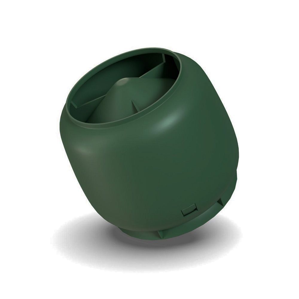 Колпак вентиляционный d110 мм зеленый