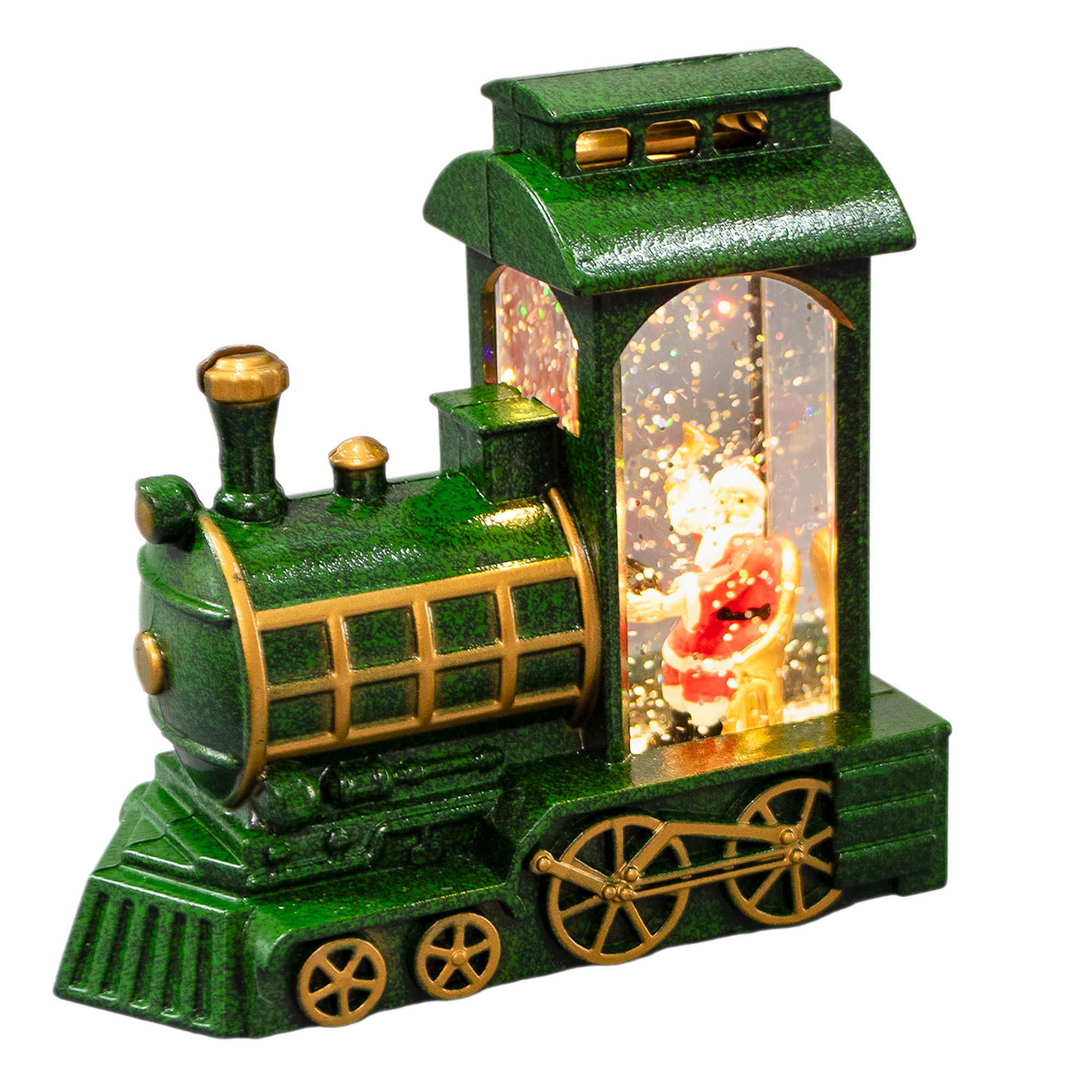 Украшение новогоднее Светильник Паровоз 13х13х6 см 2024-2011