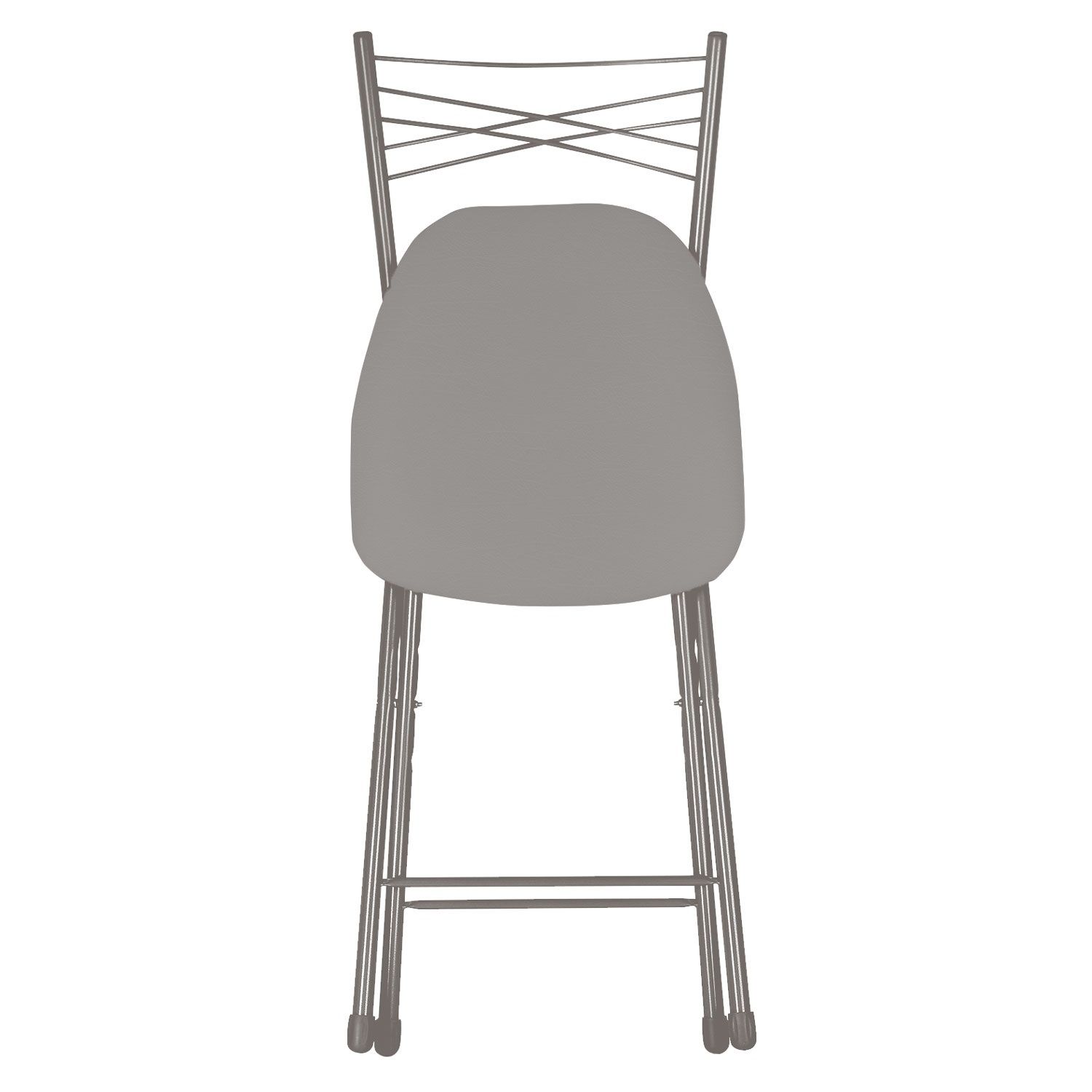 Стул Ника 1 светло-серый/матовый серый