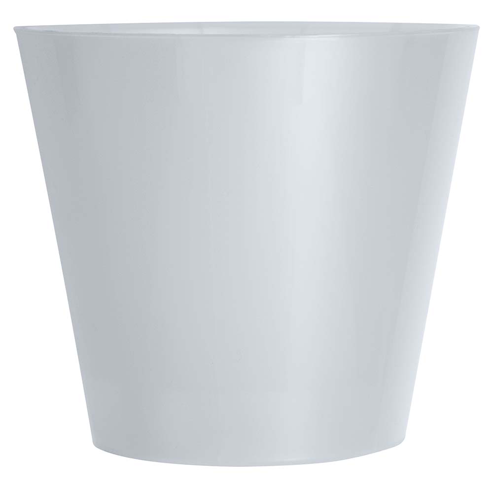 Горшок цветочный Фиджи Орхид белый перламутр 16 см 1,6 л