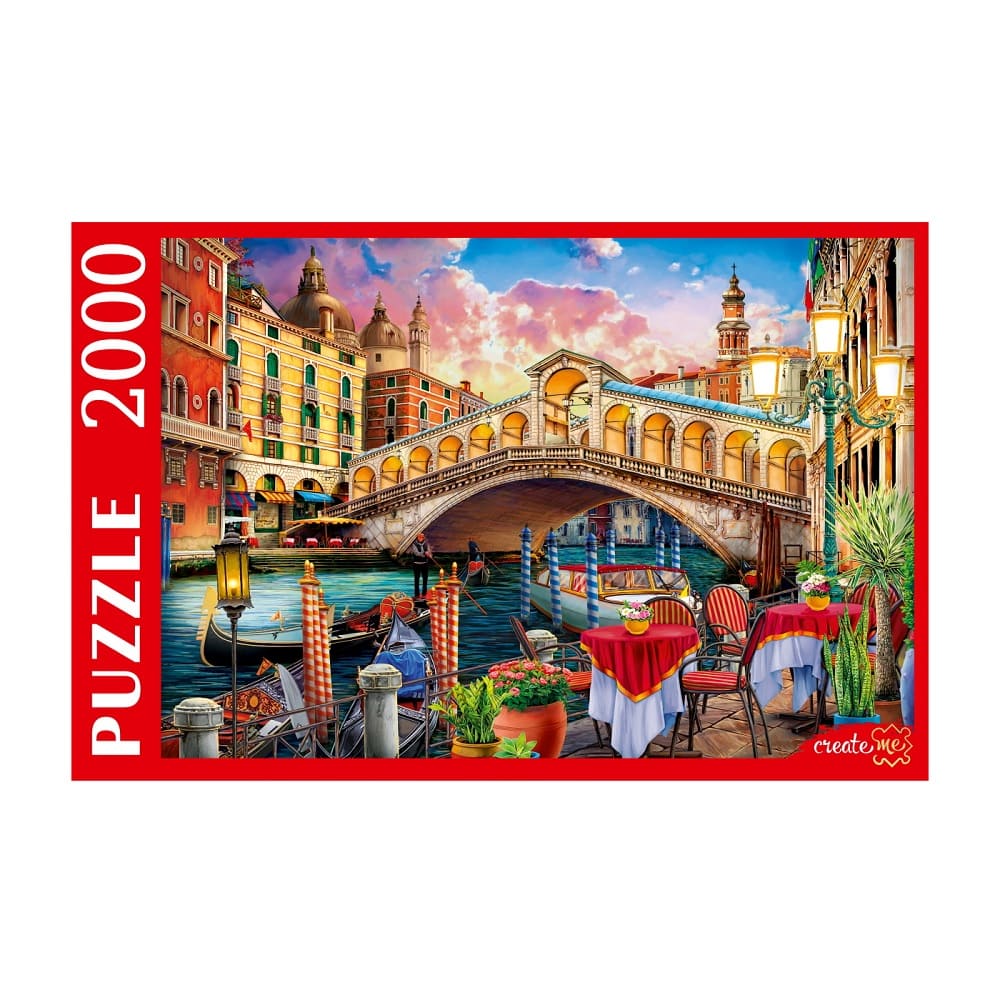 Пазлы 2000 элементов Венеция. Мост Риальто