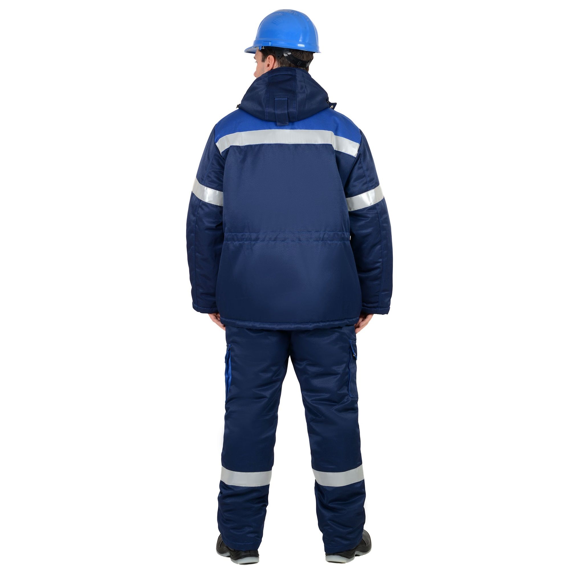 Костюм зимний Титан куртка, п/комб темно-синий СОП-50 мм р.104-108/170-176