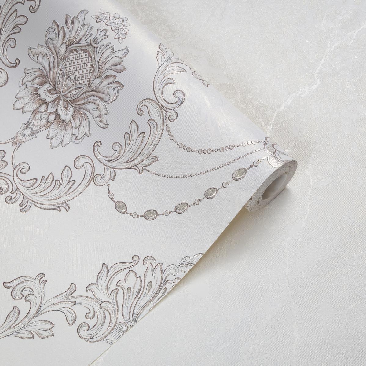 Обои Palitra Life Alina PL72566-12 золотые вензель 1,06х10 м