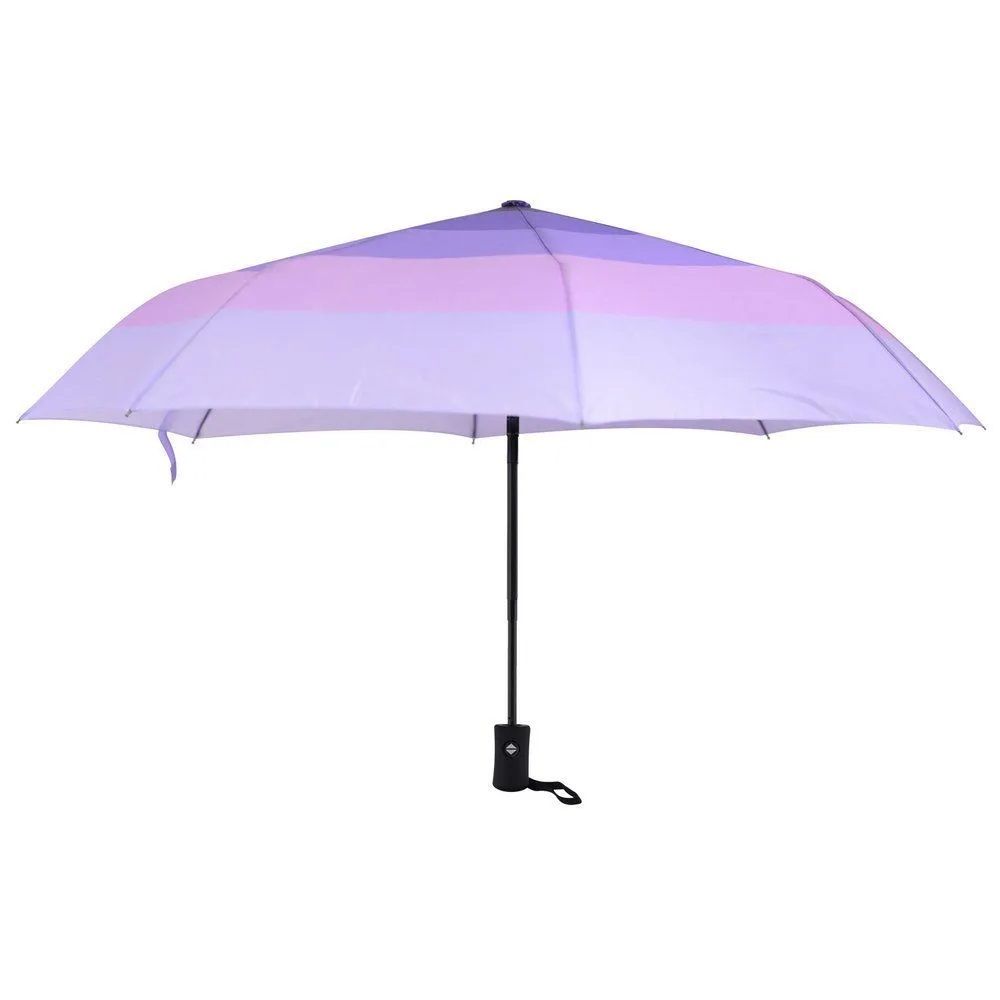 Зонт Градиент сирень складной автомат 24.50