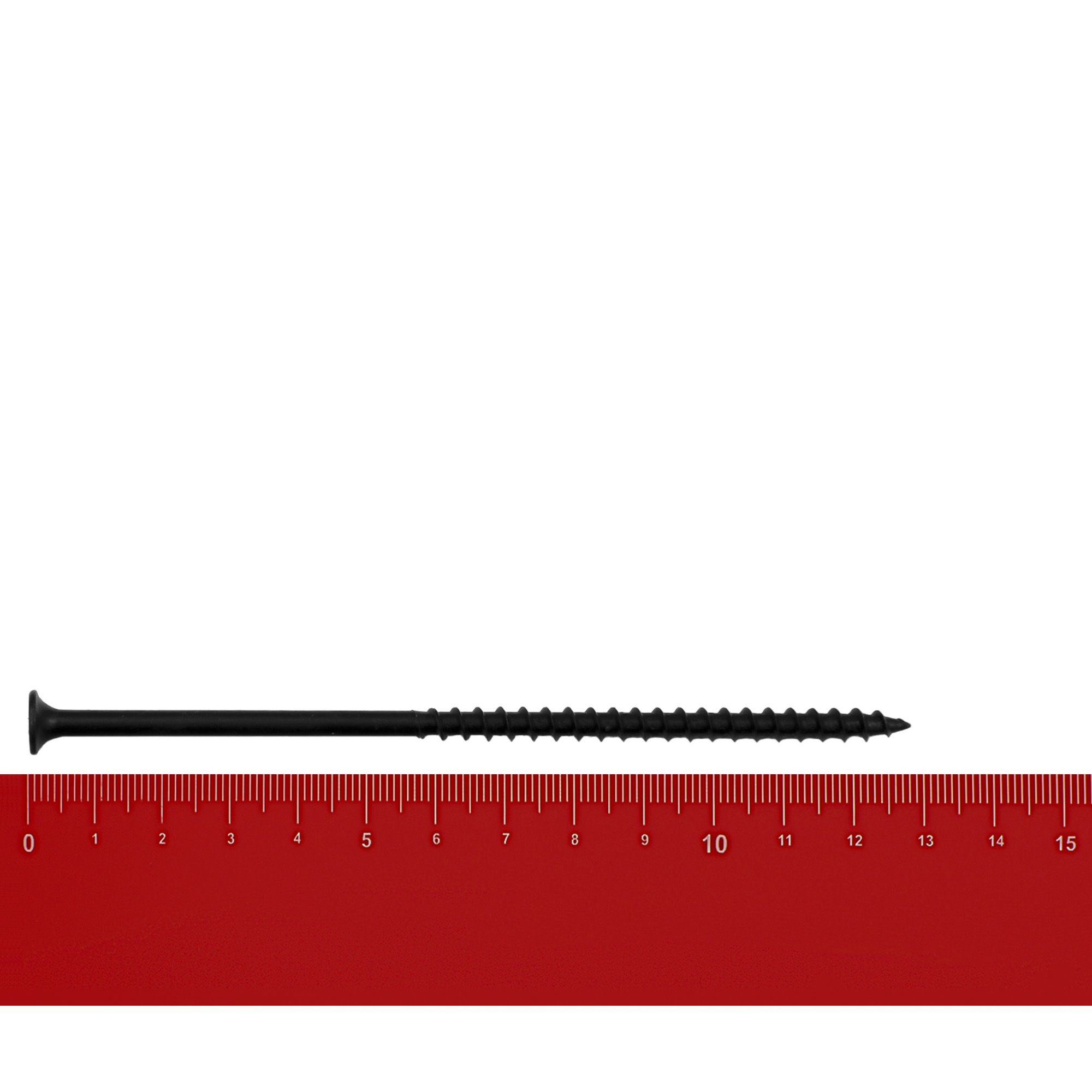Саморез по дереву 4,8х127(120) мм черный вес