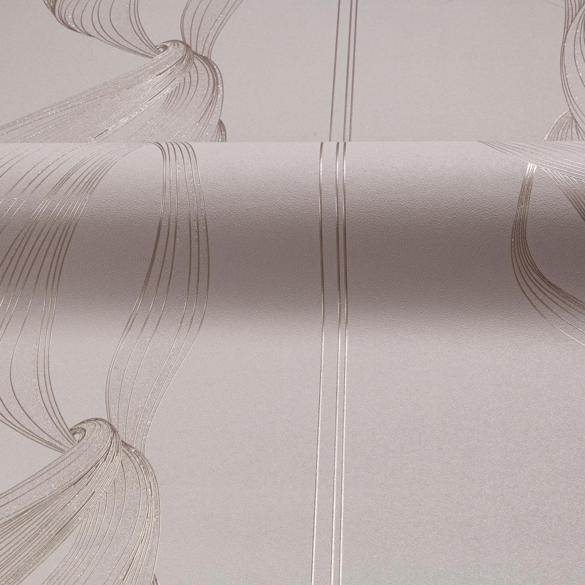 Обои Палитра Гламур 72615-28SL серые абстракция 1,06х10,05 м