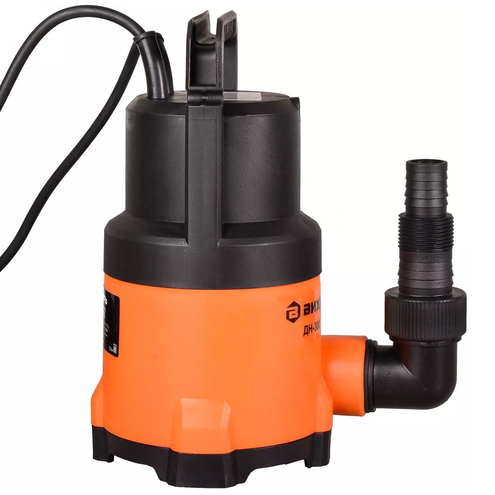 Насос дренажный погружной для чистой воды Вихрь ДН-300 300Вт Н10м 258 л/мин
